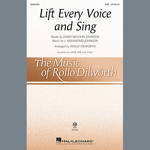 Lift Every Voice And Sing (arr. Rollo Dilworth) cover image