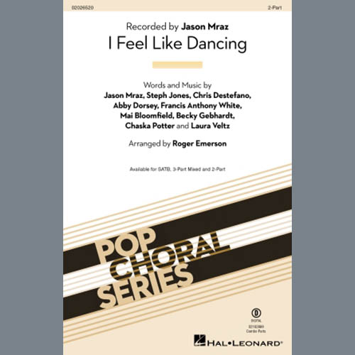 Easily Download Jason Mraz Printable PDF piano music notes, guitar tabs for 2-Part Choir. Transpose or transcribe this score in no time - Learn how to play song progression.