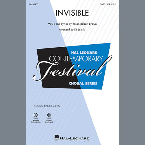 Easily Download Jason Robert Brown Printable PDF piano music notes, guitar tabs for SATB Choir. Transpose or transcribe this score in no time - Learn how to play song progression.