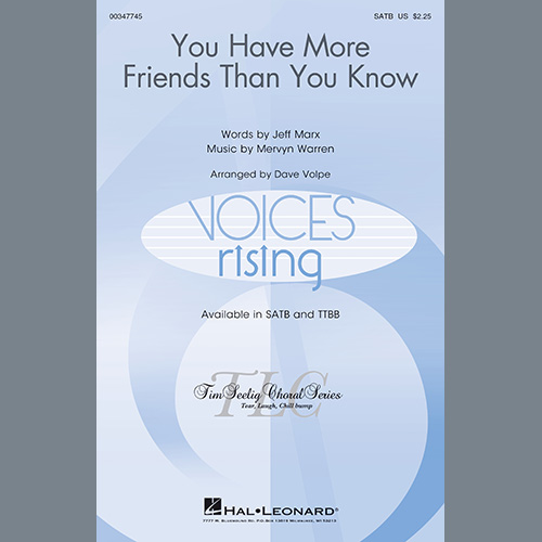 Easily Download Jeff Marx and Mervyn Warren Printable PDF piano music notes, guitar tabs for SATB Choir. Transpose or transcribe this score in no time - Learn how to play song progression.
