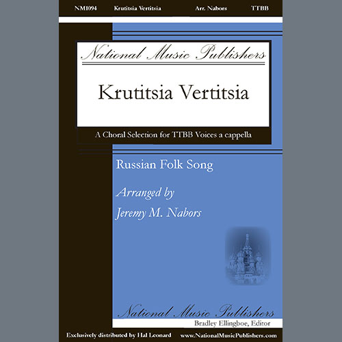 Easily Download Jeremy Nabors Printable PDF piano music notes, guitar tabs for TTBB Choir. Transpose or transcribe this score in no time - Learn how to play song progression.