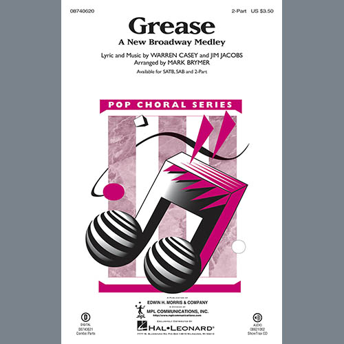 Easily Download Jim Jacobs & Warren Casey Printable PDF piano music notes, guitar tabs for 2-Part Choir. Transpose or transcribe this score in no time - Learn how to play song progression.