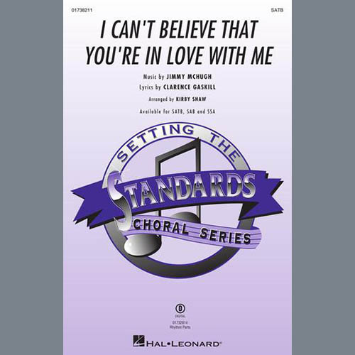 Easily Download Jimmy McHugh Printable PDF piano music notes, guitar tabs for SATB Choir. Transpose or transcribe this score in no time - Learn how to play song progression.