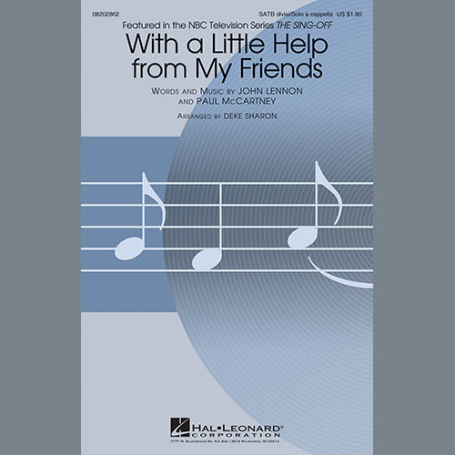 With A Little Help From My Friends (from The Sing-Off) (arr. Deke Sharon) cover image