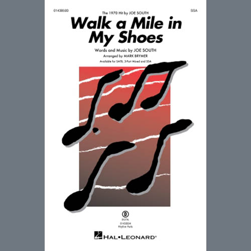 Easily Download Joe South Printable PDF piano music notes, guitar tabs for SSA Choir. Transpose or transcribe this score in no time - Learn how to play song progression.