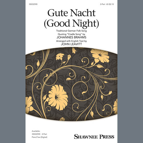 Easily Download Johannes Brahms Printable PDF piano music notes, guitar tabs for 2-Part Choir. Transpose or transcribe this score in no time - Learn how to play song progression.