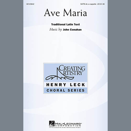 Easily Download John Conahan Printable PDF piano music notes, guitar tabs for SATB Choir. Transpose or transcribe this score in no time - Learn how to play song progression.