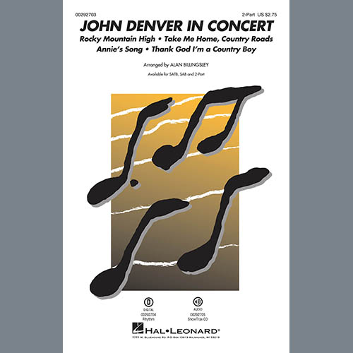 John Denver John Denver In Concert (arr. Alan Billingsley) Profile Image