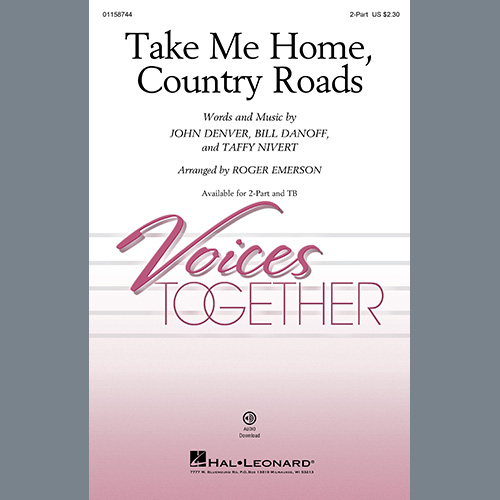 Take Me Home, Country Roads (arr. Roger Emerson) cover image