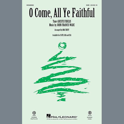 Easily Download John Francis Wade Printable PDF piano music notes, guitar tabs for SAB Choir. Transpose or transcribe this score in no time - Learn how to play song progression.