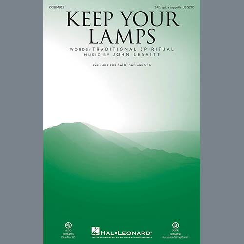 Easily Download John Leavitt Printable PDF piano music notes, guitar tabs for SAB Choir. Transpose or transcribe this score in no time - Learn how to play song progression.