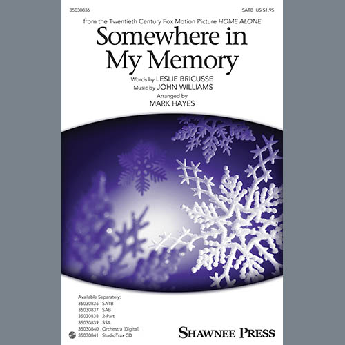 Somewhere In My Memory (arr. Mark Hayes) cover image