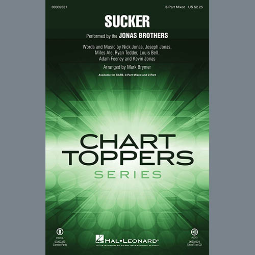 Jonas Brothers Download Printable PDF Score Easily Download Jonas Brothers Printable PDF piano music notes, guitar tabs for 3-Part Mixed Choir. Transpose or transcribe this score in no time - Learn how to play song progression.