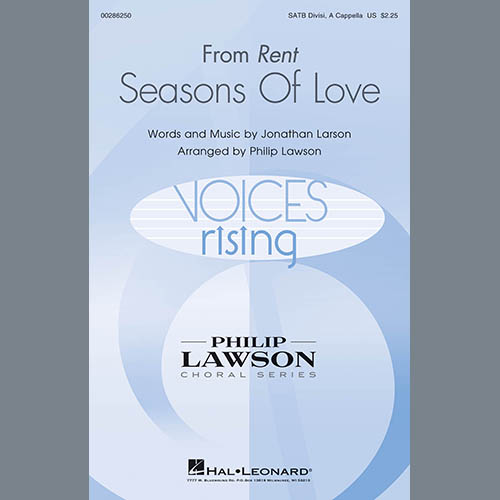 Easily Download Jonathan Larson Printable PDF piano music notes, guitar tabs for SATB Choir. Transpose or transcribe this score in no time - Learn how to play song progression.