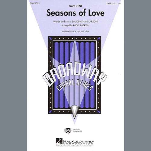 Seasons Of Love (from Rent) (arr. Roger Emerson) cover image