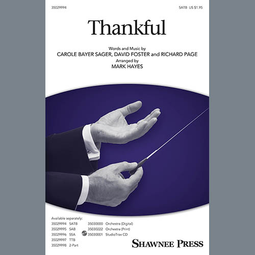 Thankful (arr. Mark Hayes) cover image