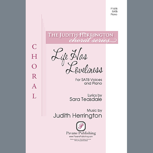 Easily Download Judith Herrington Printable PDF piano music notes, guitar tabs for SATB Choir. Transpose or transcribe this score in no time - Learn how to play song progression.
