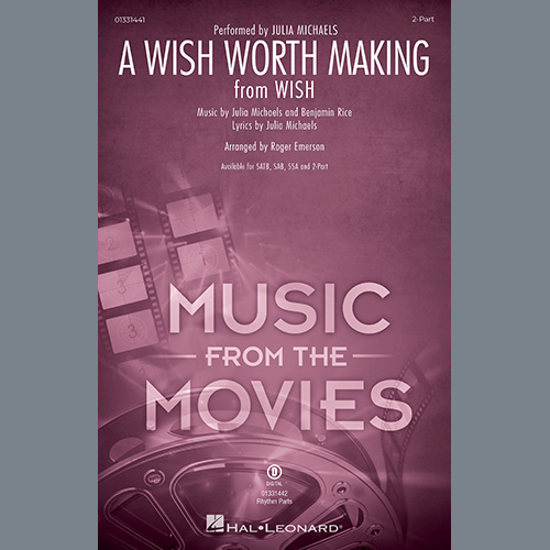 Easily Download Julia Michaels Printable PDF piano music notes, guitar tabs for 2-Part Choir. Transpose or transcribe this score in no time - Learn how to play song progression.