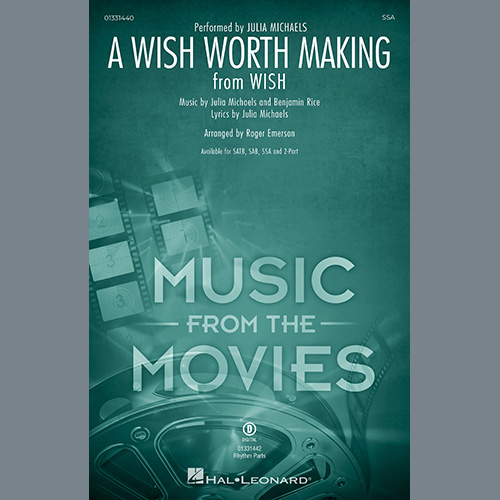 Easily Download Julia Michaels Printable PDF piano music notes, guitar tabs for SSA Choir. Transpose or transcribe this score in no time - Learn how to play song progression.