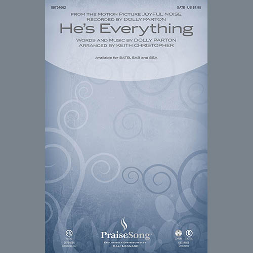 Easily Download Keith Christopher Printable PDF piano music notes, guitar tabs for SATB Choir. Transpose or transcribe this score in no time - Learn how to play song progression.