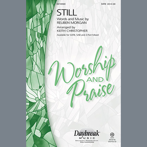 Easily Download Keith Christopher Printable PDF piano music notes, guitar tabs for SATB Choir. Transpose or transcribe this score in no time - Learn how to play song progression.