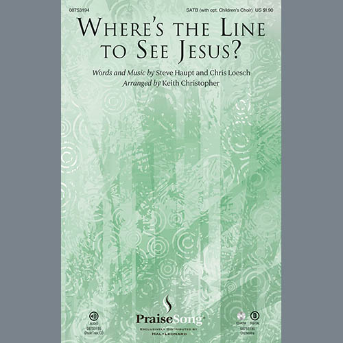 Easily Download Keith Christopher Printable PDF piano music notes, guitar tabs for SATB Choir. Transpose or transcribe this score in no time - Learn how to play song progression.