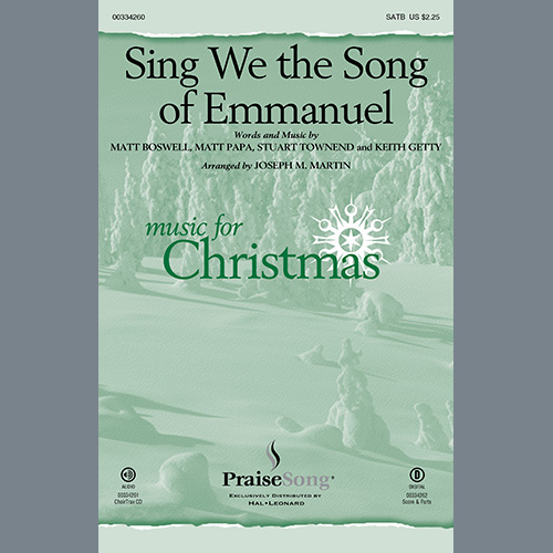 Sing We The Song Of Emmanuel (arr. Joseph M. Martin) cover image