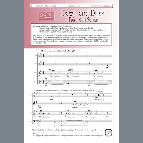Ken Steven Download Printable PDF Score Easily Download Ken Steven Printable PDF piano music notes, guitar tabs for SATB Choir. Transpose or transcribe this score in no time - Learn how to play song progression.