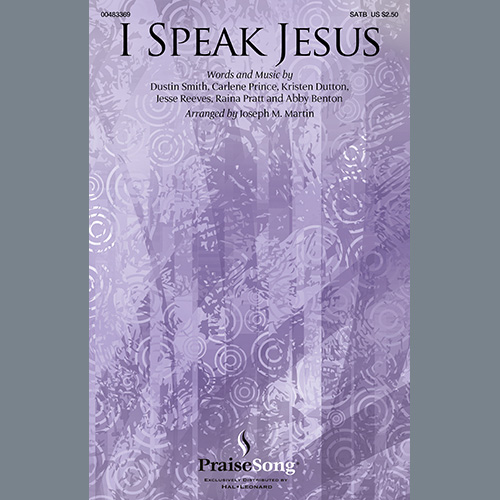 I Speak Jesus (arr. Joseph M. Martin) cover image