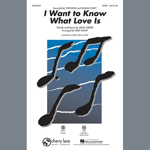 Kirby Shaw I Want To Know What Love Is Profile Image