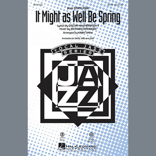 Easily Download Kirby Shaw Printable PDF piano music notes, guitar tabs for SATB Choir. Transpose or transcribe this score in no time - Learn how to play song progression.