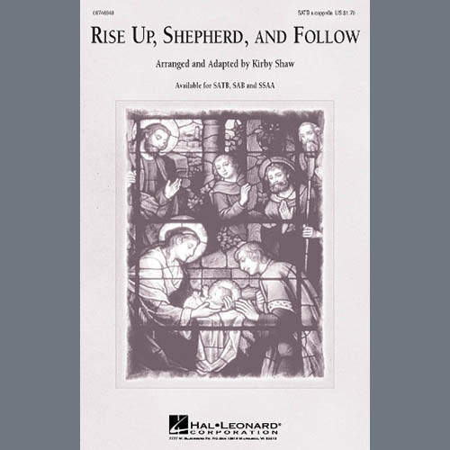 Easily Download Kirby Shaw Printable PDF piano music notes, guitar tabs for SATB Choir. Transpose or transcribe this score in no time - Learn how to play song progression.
