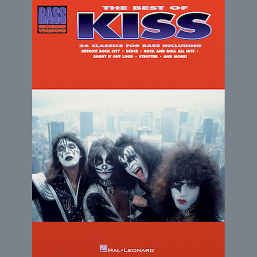 Easily Download Kiss Printable PDF piano music notes, guitar tabs for Bass Guitar Tab. Transpose or transcribe this score in no time - Learn how to play song progression.
