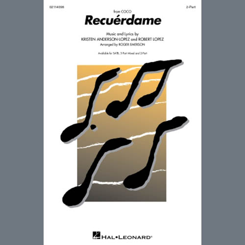 Easily Download Kristen Anderson-Lopez & Robert Lopez Printable PDF piano music notes, guitar tabs for 2-Part Choir. Transpose or transcribe this score in no time - Learn how to play song progression.