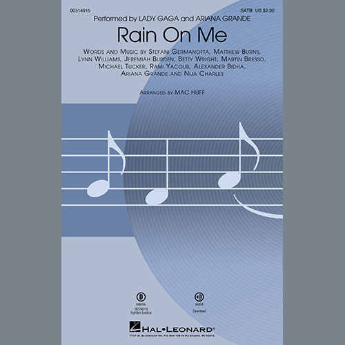 Lady Gaga & Ariana Grande Rain On Me (arr. Mac Huff) Profile Image