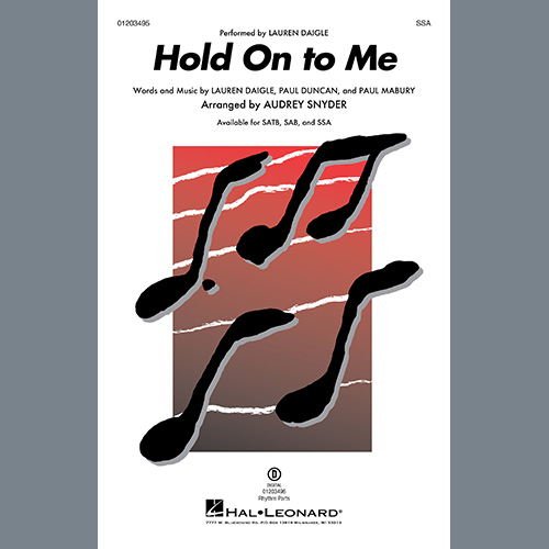 Lauren Daigle Download Printable PDF Score Easily Download Lauren Daigle Printable PDF piano music notes, guitar tabs for SSA Choir. Transpose or transcribe this score in no time - Learn how to play song progression.
