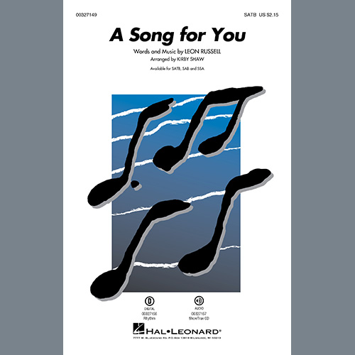 Easily Download Leon Russell Printable PDF piano music notes, guitar tabs for SATB Choir. Transpose or transcribe this score in no time - Learn how to play song progression.