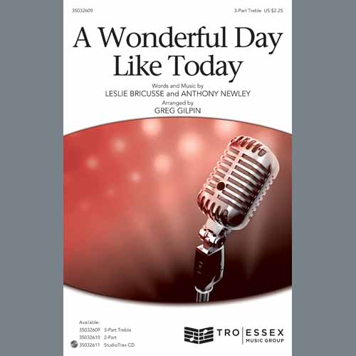 A Wonderful Day Like Today (arr. Greg Gilpin) cover image