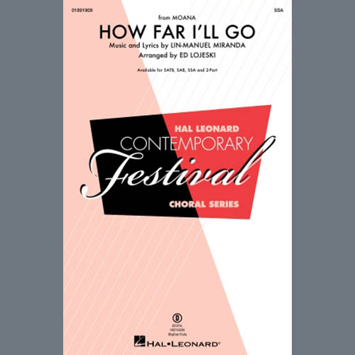 Easily Download Lin-Manuel Miranda Printable PDF piano music notes, guitar tabs for SSA Choir. Transpose or transcribe this score in no time - Learn how to play song progression.