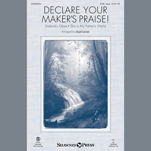 Easily Download Lloyd Larson Printable PDF piano music notes, guitar tabs for SAB Choir. Transpose or transcribe this score in no time - Learn how to play song progression.