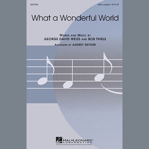 Easily Download Louis Armstrong Printable PDF piano music notes, guitar tabs for SSAA Choir. Transpose or transcribe this score in no time - Learn how to play song progression.