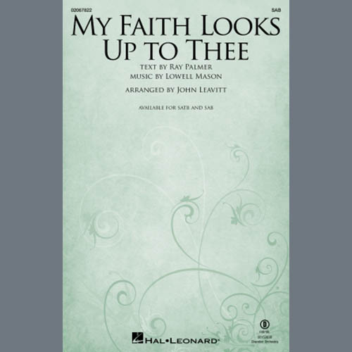 Easily Download Lowell Mason Printable PDF piano music notes, guitar tabs for SAB Choir. Transpose or transcribe this score in no time - Learn how to play song progression.