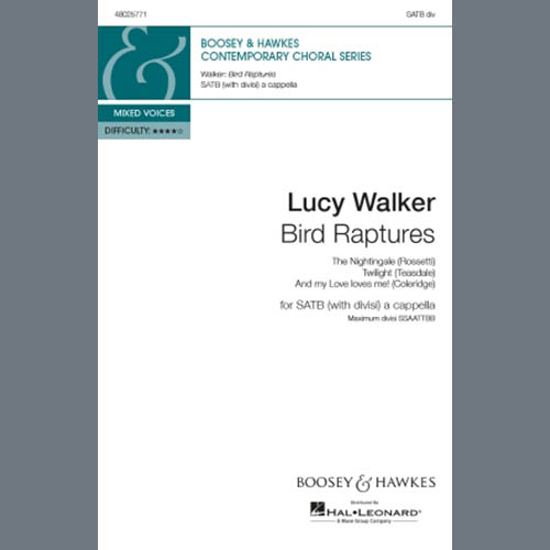 Easily Download Lucy Walker Printable PDF piano music notes, guitar tabs for SATB Choir. Transpose or transcribe this score in no time - Learn how to play song progression.