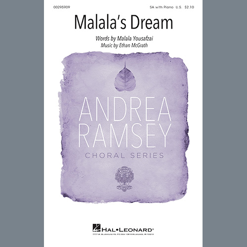Easily Download Malala Yousafzai and Ethan McGrath Printable PDF piano music notes, guitar tabs for 2-Part Choir. Transpose or transcribe this score in no time - Learn how to play song progression.