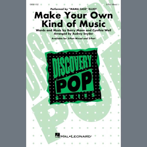 Easily Download Mama Cass Elliot Printable PDF piano music notes, guitar tabs for 3-Part Mixed Choir. Transpose or transcribe this score in no time - Learn how to play song progression.