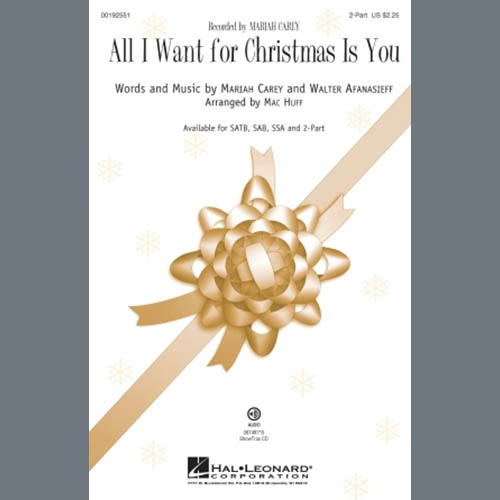 All I Want For Christmas Is You (arr. Mac Huff) cover image