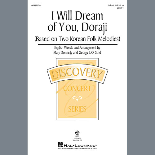 Easily Download Mary Donnelly and George L.O. Strid Printable PDF piano music notes, guitar tabs for 2-Part Choir. Transpose or transcribe this score in no time - Learn how to play song progression.