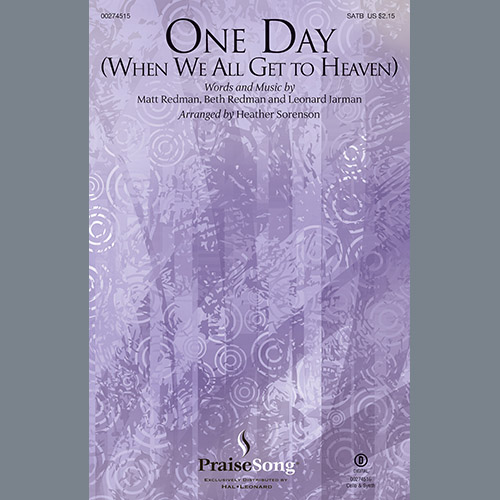 One Day (When We All Get To Heaven) (Arr. Heather Sorenson) cover image