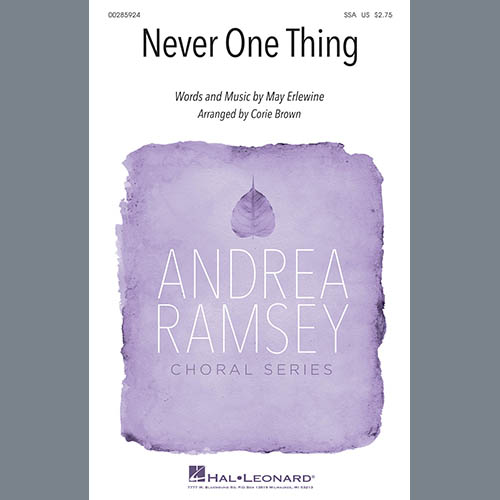 Never One Thing (arr. Corie Brown) cover image