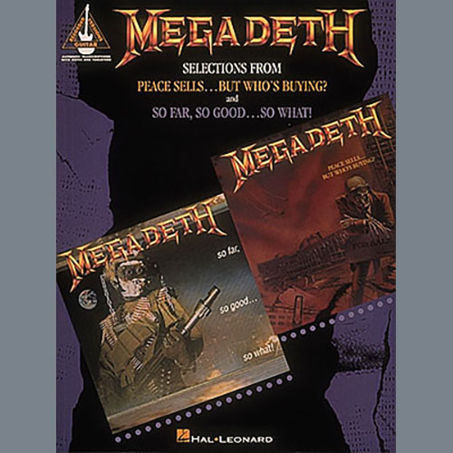Easily Download Megadeth Printable PDF piano music notes, guitar tabs for Guitar Tab. Transpose or transcribe this score in no time - Learn how to play song progression.